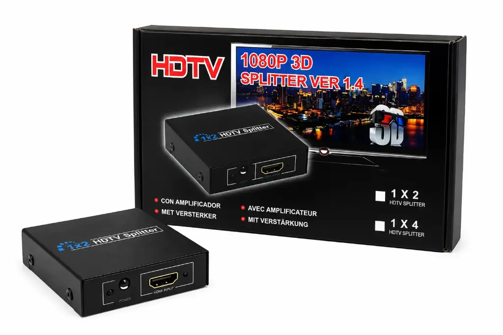 1080 3D HDMI 4K 1*4 SPLITTER