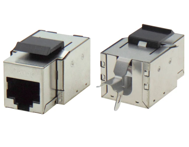 كيستون RJ45 STP CAT 5e بدون أدوات 180 درجة فضي 7KJ2-CEFS SUT