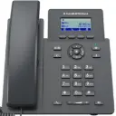 Professional IP phone supporting 2 lines and 4 SIP accounts for business use.