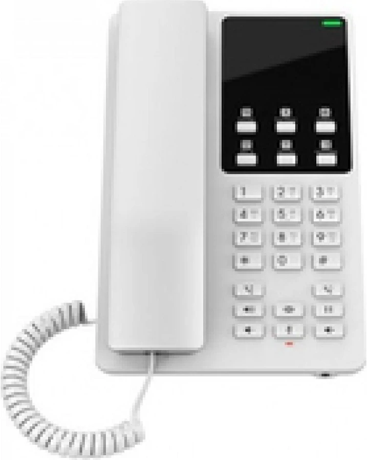 هاتف GHP620W للضيافة مزود بـWi‑Fi ثنائي النطاق وخطين وحسابي SIP.