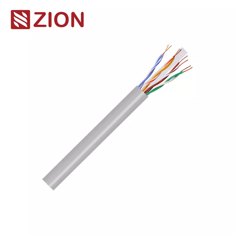Four-pair unshielded, unshielded Cat6 U/UTP PVC network cable with 23AWG solid copper conductor