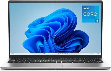 لابتوب DELL 15 DC15250 بشاشة 15.6 بوصة، معالج Intel Core i5-1334U ، ذاكرة وصول عشوائي 8 جيجابايت، قرص صلب NVMe بسعة 512 جيجابايت, لون أسود.