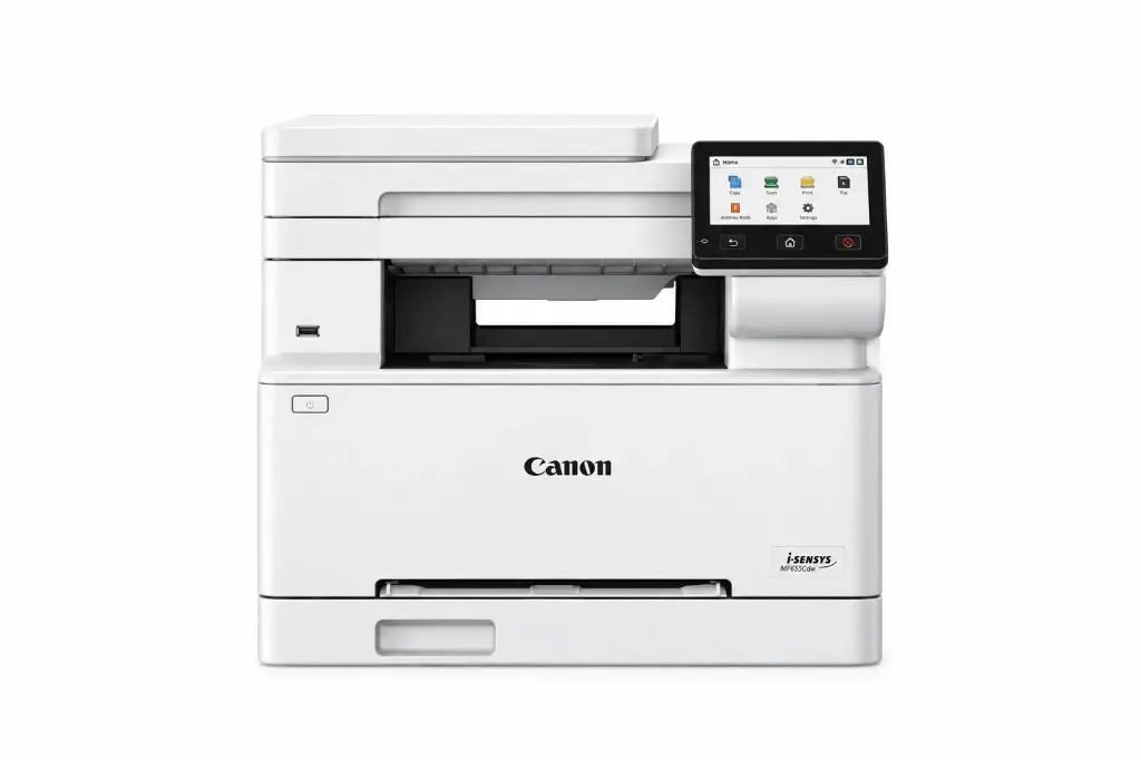 Canon MF667Cdw A4 Color Laser Printer, 4 Functions, 25 Pages/Minute, Duplex, Wi-Fi
