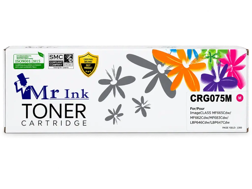 Original Copy Laser Toner Cartridge (Blue, Mr. Ink, CRG075, Canon MF667Cdw)