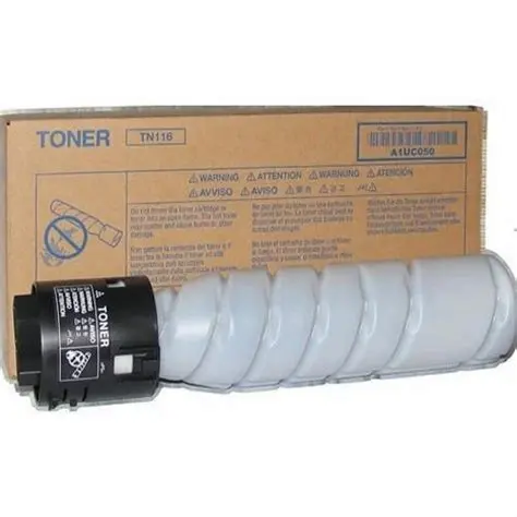Original laser toner cartridge (black, KONICA, TN-116, Bizhub-164)