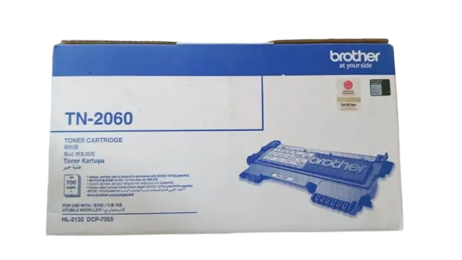 خرطوشة الحبر الليزري الأصلية (أسود, برازر, TN-2060, HL-2130)