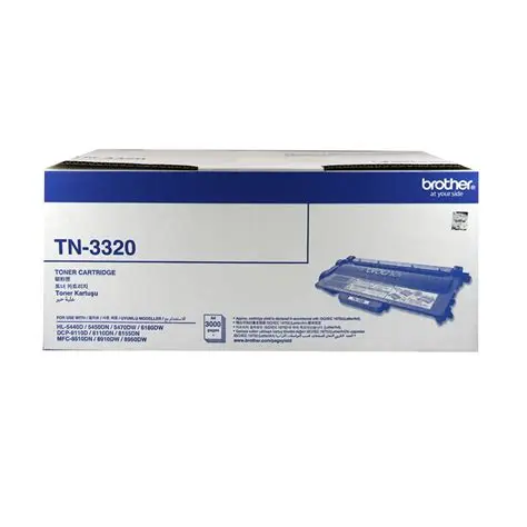 Original Laser Toner Cartridge (Black, Brother, TN3320, HL-5440D)