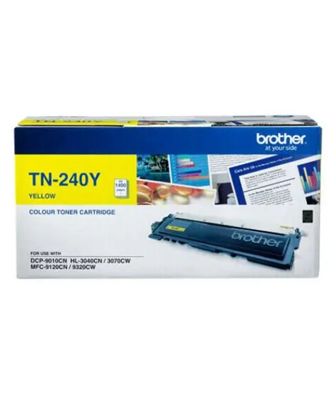 خرطوشة الحبر الليزري الأصلية (أصفر, برازر, TN240Y, HL -3040CN)