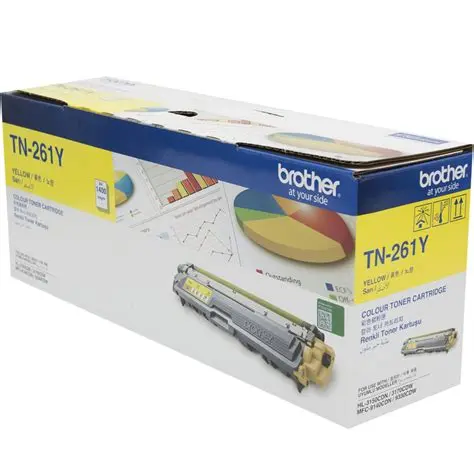 Original Laser Toner Cartridge (Yellow, Brother, TN261Y, HL-3150CDN)