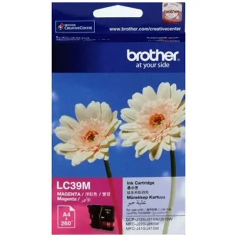 Original inkjet cartridge (red, Brother, LC39M, BROTHER DCP-J125)