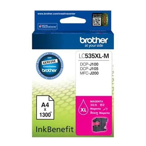 Original inkjet cartridge (red, Brother, LC535M, BROTHER MFC-J5330DW)