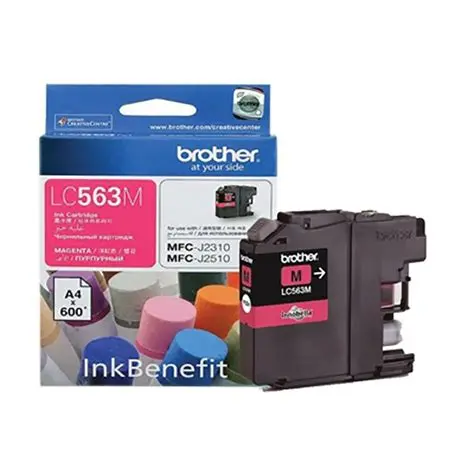 Original inkjet cartridge (red, Brother, LC563M, BROTHER MFC-J2310)