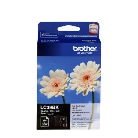 Original inkjet cartridge (black, Brother, LC39BK, BROTHER DCP-J125)