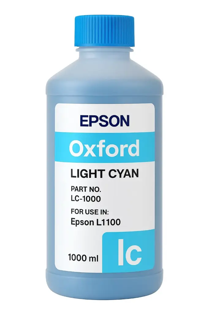 زجاجة حبر  نسخ الأصلي (ازرق فاتح, أكسفورد, 1000ml, Epson L1100)