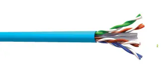CAT6 U/UTP Network Cable, 4 Pairs, PVC, Solid Copper 305m Reel, Blue – Multimedia Connect VG64B