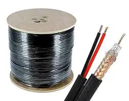 كبل كاميرا Coaxial مع تغذية
