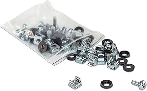 M6 Cage Nut Set, 1 Set 20 pcs, screw, nut, washer
