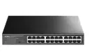 24-Port GbE Unmanaged Switch QoS, Flow Control , Switching Capacity: 48 Gbps IGMP Snooping ,VLAN, Fanless, Metal, Rack-mounted