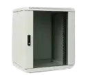 15U 19'' Wall Mounting Cabinets W=600mm D=600mm-RAL 7016 Antracit Grey.Full Glass Door