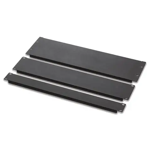 1U 19" Blank Panel Toolless- RAL 7016 Antracit Grey