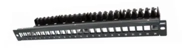 LinkPlus 24-pin CAT6 UTP patch panel - 19-inch, single unit, easy tool-free installation