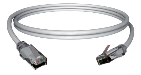 CAT6 U/UTP Patch Cord, 1 meter long, Recycled Material Speed ​​up to 1Gbps, Frequency up to 250MHz, Slim and Flexible Design