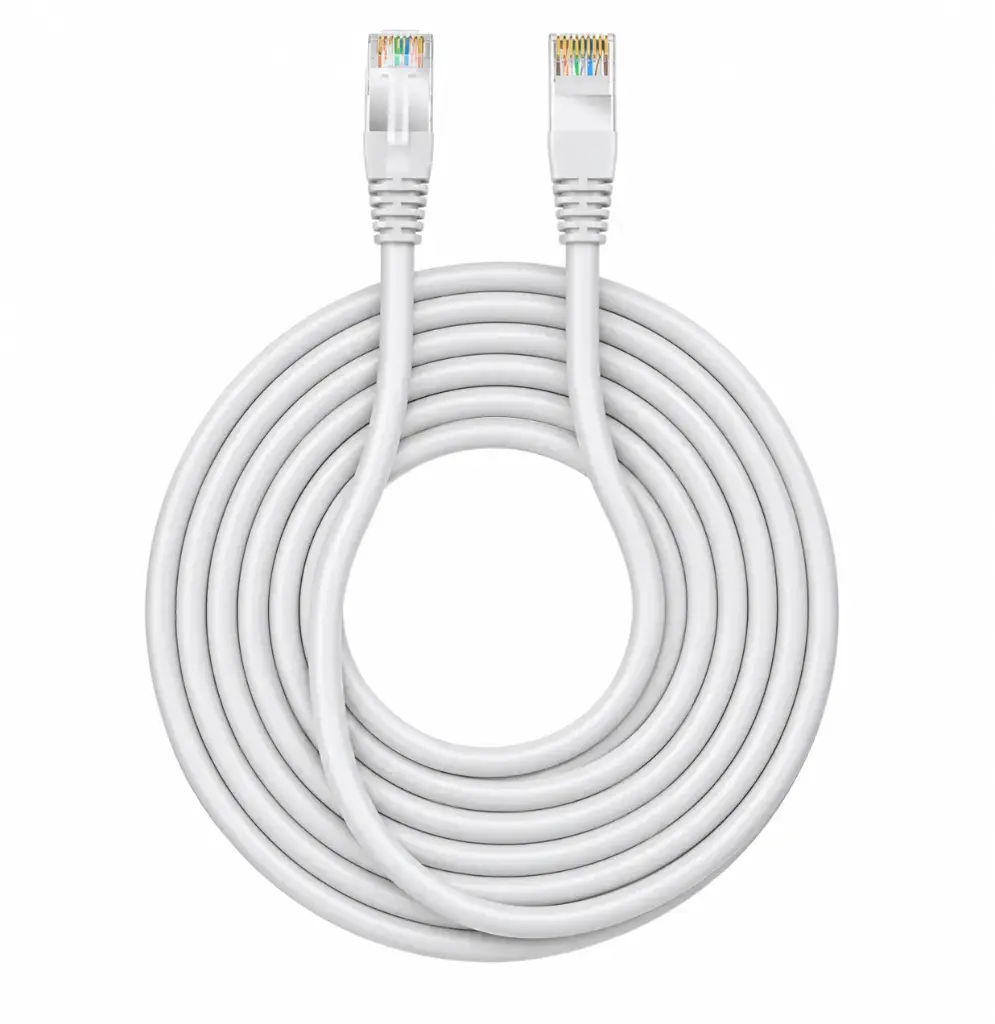 كابل شبكة MMC CAT6 بطول 1 متر، RJ45، رمادي
