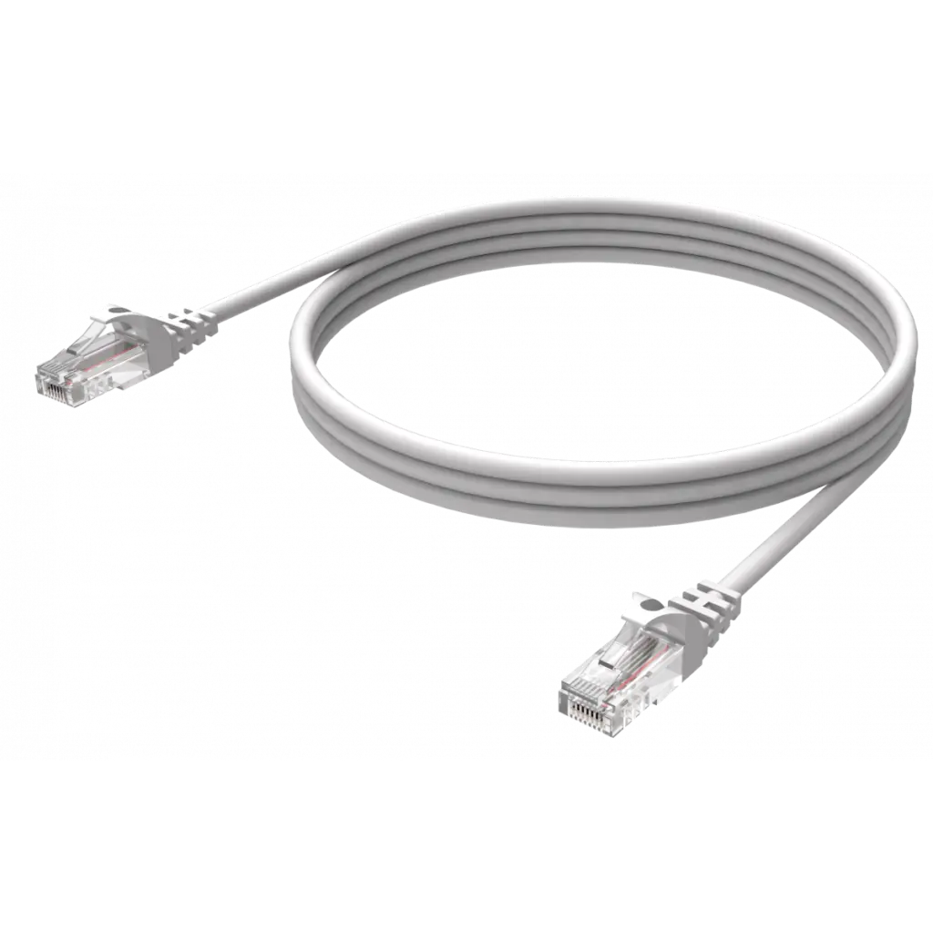 CAT6 U/UTP 10G Patch Cord 1m LSZH Gray