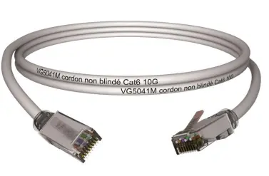 CAT6 U/UTP 10G Patch Cord 3m LSZH Gray