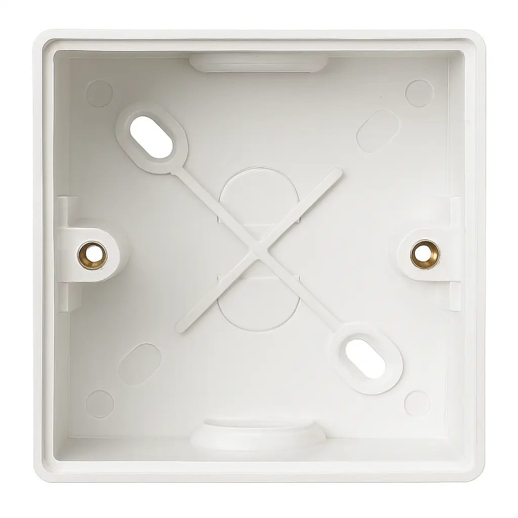 French Style Back box 45x45  White