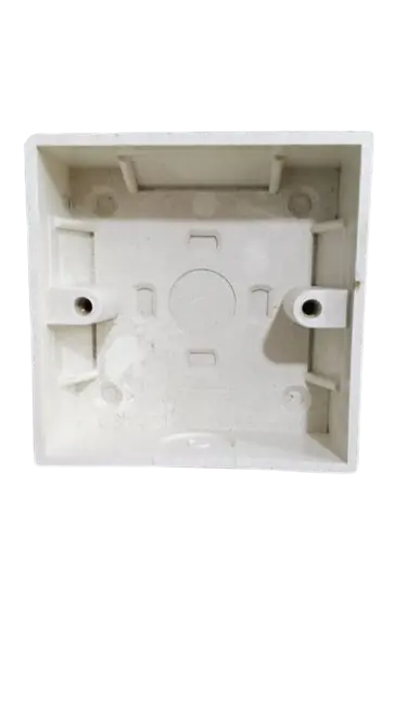 UK Style Back box 86x86 Depth 45mm White