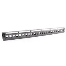 Fiber Optic Patch Panel Front Plate (24 Ports SC Simplex or LC Duplex)
