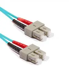 كابل وصل ضوئي متعدد الأطوار طول 3 متر نوعSC/SC OM3