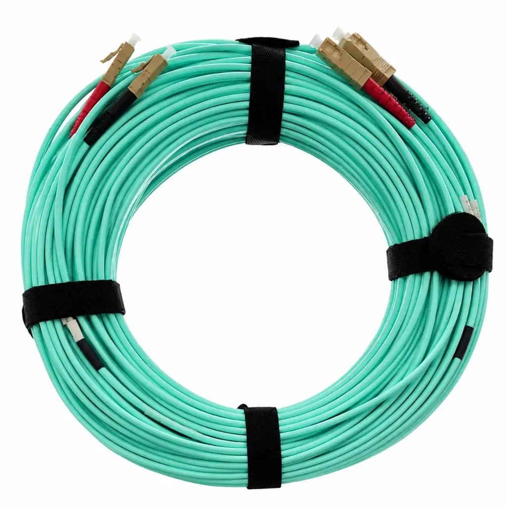 30m Multi-phase Optical Interconnect Cable Type LC/SC OM3