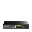 سويتش PoE غير مُدار من Cudy , 8 منفذ وسرعة 1Gbps L2, بقدرة 120W , 2 × SFP بسرعة 1Gbps  