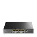 سويتش PoE غير مُدار من Cudy , 16 منفذ وسرعة 1Gbps L2, بقدرة 200W , 2 × SFP بسرعة 1 Gbps  