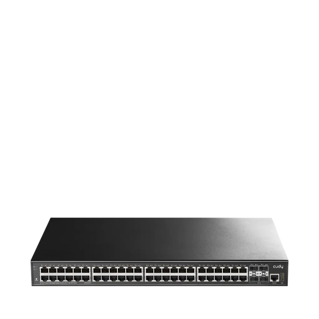 سويتش مُدار من Cudy , 24 منفذ وسرعة 1Gbps L2,, 4 × SFP بسرعة 1.25 Gbps  