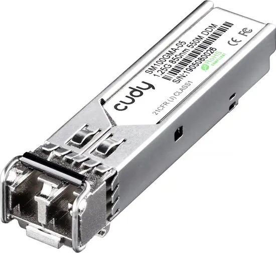 SFP 1.25 Gbps SX MM LC connector, 550m range