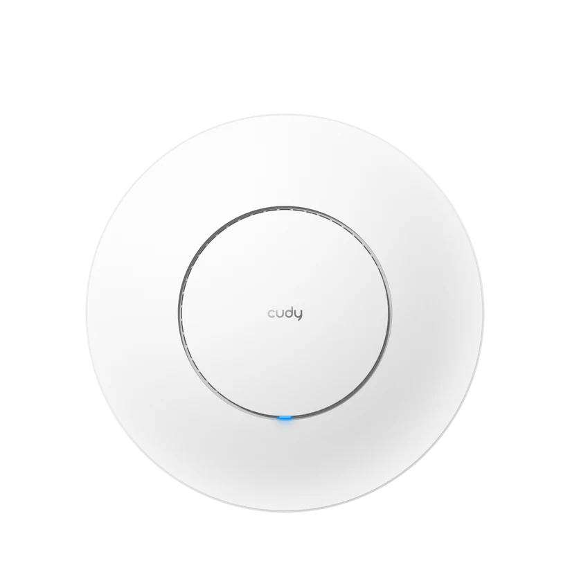 Cudy AC1200 Dual Band Ceiling/Wall Mounted Access Point with 4 Antennas, 100 m² Coverage, Supports up to 100 Devices.