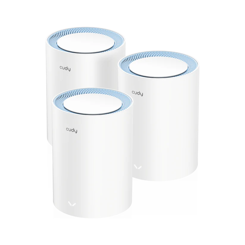 Cudy M1200 MeshPro AC1200 Dual-Band Wi-Fi Network Adapter (3-Pack) – 3-Pack | Coverage up to 240 sq m | VPN Server & Client | Fast Roaming