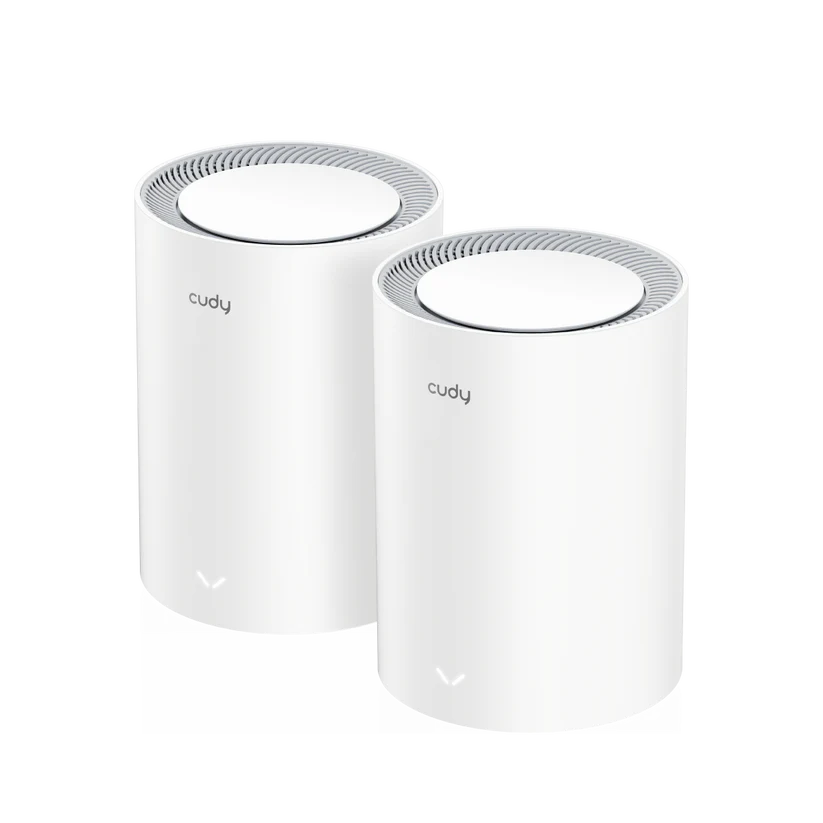 شبكة واي فاي MeshPro AX1800 Wi-Fi 6 من Cudy | عبوة من قطعتان | 360 متر مربع | أبيض