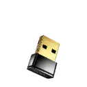 AC650 Wireless Dual Band Mini USB Adapter
 Wi-Fi Speed:433 Mbps (5GHz), 200Mbps (2.4 GHz)
	1x Wi-Fi internal Antennas with 2dbi Gain
	Wi-Fi Security: WPA-PSK (WPA/WPA2)
Works on Windows 7+/macOS10.x/Linux