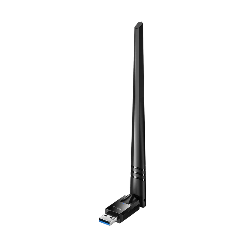 Cudy AC1300 Dual Band High Gain Wireless Adapter USB 3.0 WiFi Speed: 867Mbps (5GHz).