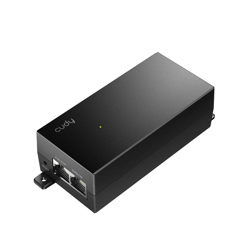 محول/إنجكتور PoE 30 واط جيجابت متوافق مع PoE/PoE+