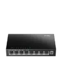 Unmanaged switch from Cudy, 8 ports and 100Mbps L2 speed.