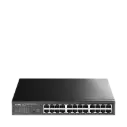 24-Port GbE Unmanaged Switch
QoS, Flow Control , Switching Capacity: 48 Gbps
 IGMP Snooping ,VLAN, Fanless, Metal, Rack-mounted