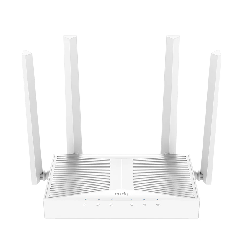 راوتر Mesh Dual Band من Cudy ، واي فاي AX3000، حتى 150m² ، 4 هوائيات ثابتة.