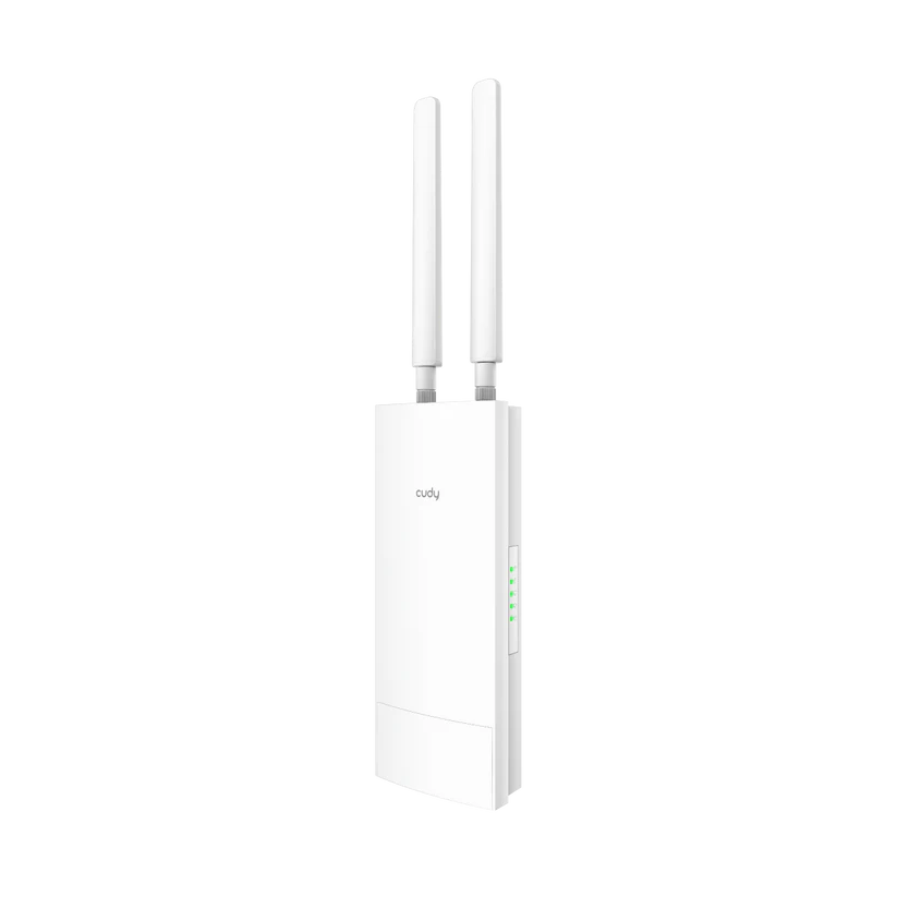 AC1200 WiFi Outdoor Access Point
AC1200 WiFi Outdoor Access Point, Repeater, 867Mbps at 5GHz + 300Mbps at 2.4GHz, 1 x 100Mbps RJ45, 2 Detachable Antennas, 24V passive PoE, IP65 Waterproof, lightning protection, passive PoE adapter included, -20 ~ 60℃ Operating Temperature,  - 40 ~ 65℃ Extend Operating Temperature, Surge/Lightning Protection