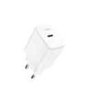 25W USB-C Charger with EU Plug
25W USB-C Charger, GaN, 1 USB-C port, QC+PD 3.0, EU plug, for iPhone 12 Series and above, Galaxy, iPad, MacBoook Air and More