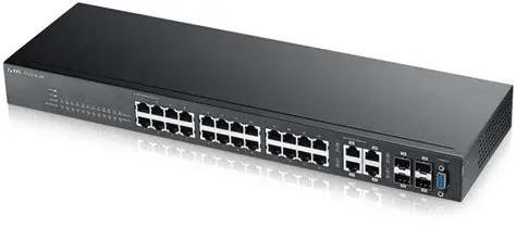 ZyXEL Managed Switch, 24 Ports, 1Gbps L2, 4 x 1Gbps SFP